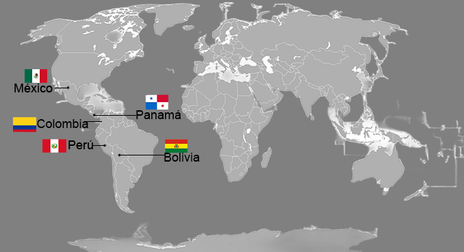 Mapa Mundial - Distribución Geográfica